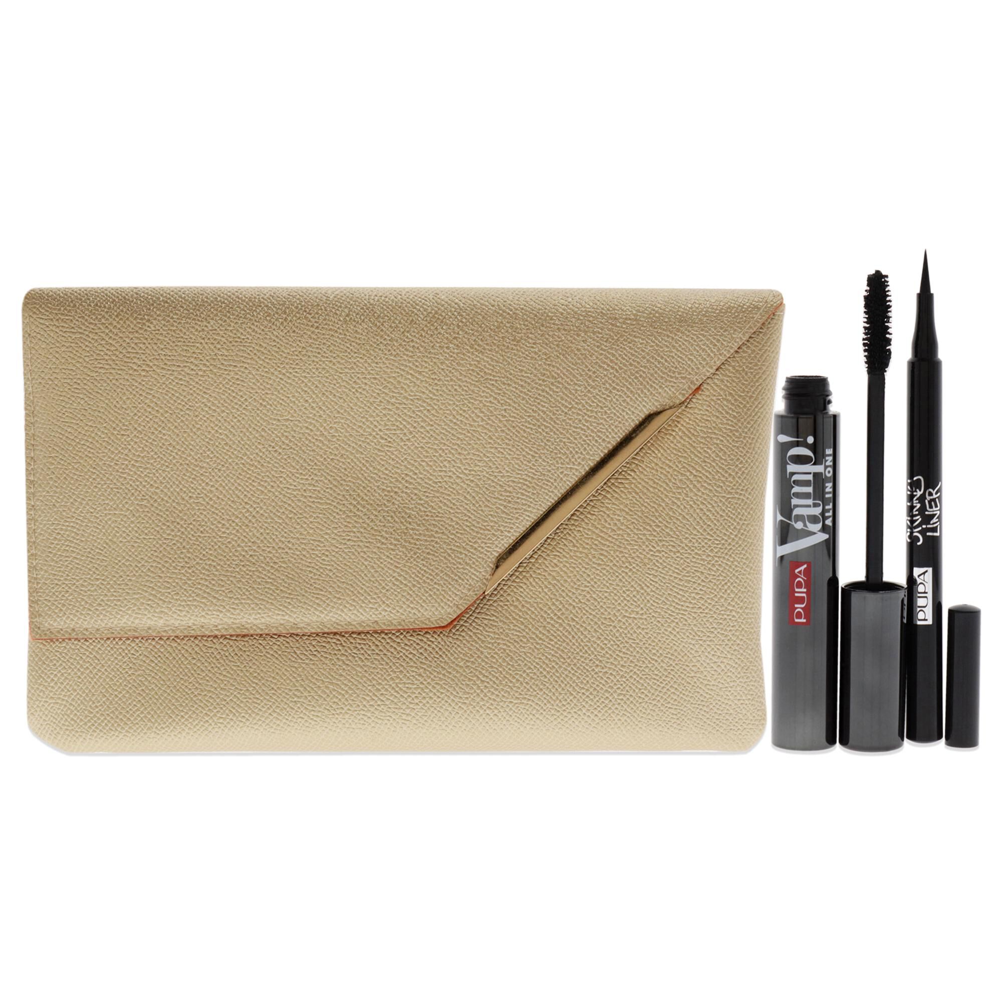 Vamp! All in One and Skinny Liner Set by Pupa Milano for Women - 3 Pc 0.30oz Vamp! All in One Mascara - 101 Black, 0.034oz Skinny Liner, Handy Bag, , alternate image number 4