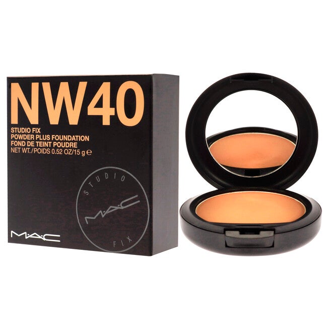 Studio Fix Powder Plus Foundation - NW40 by MAC for Women - 0.52 oz Foundation, , alternate image number null