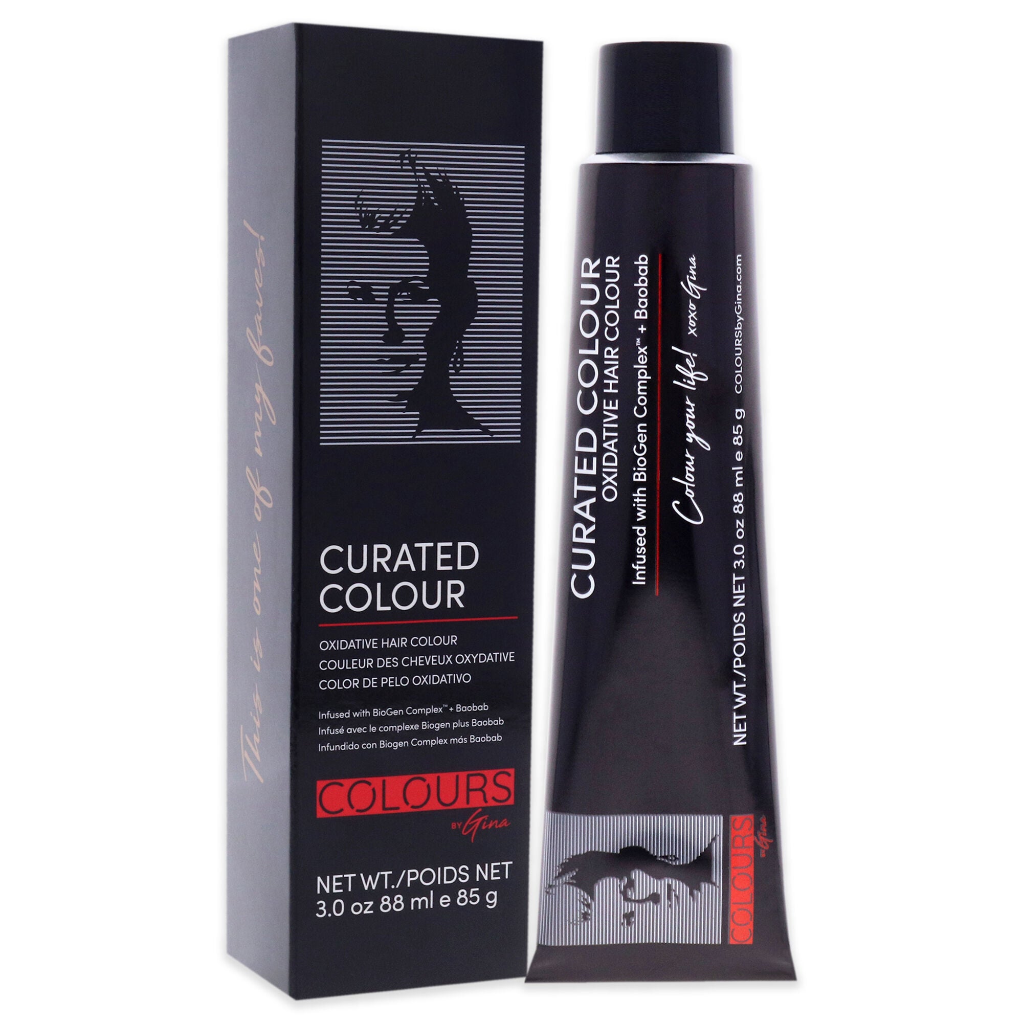 Curated Colour - 4.0-4N Natural Brown by Colours By Gina for Unisex - 3 oz Hair Color, See Description, alternate image number 2