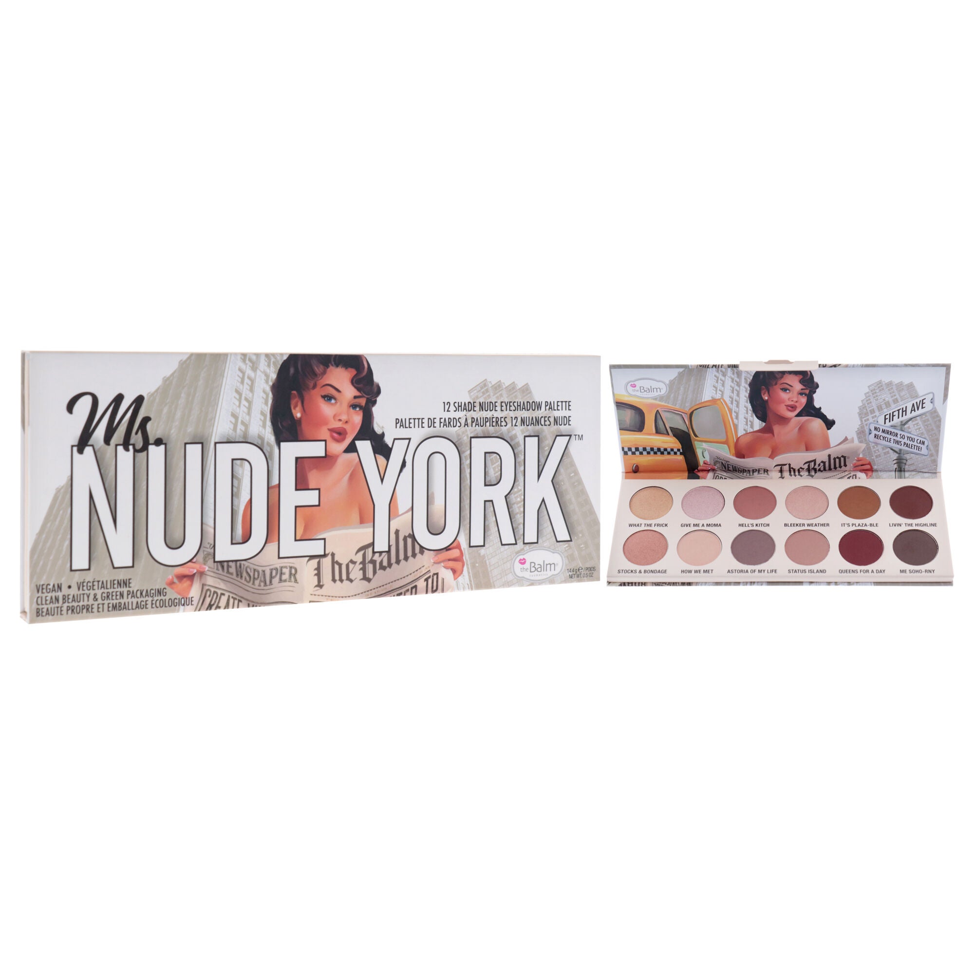 Ms Nude York Eyeshadow Palette by the Balm for Women - 0.5 oz Eye Shadow, See Description, alternate image number 2