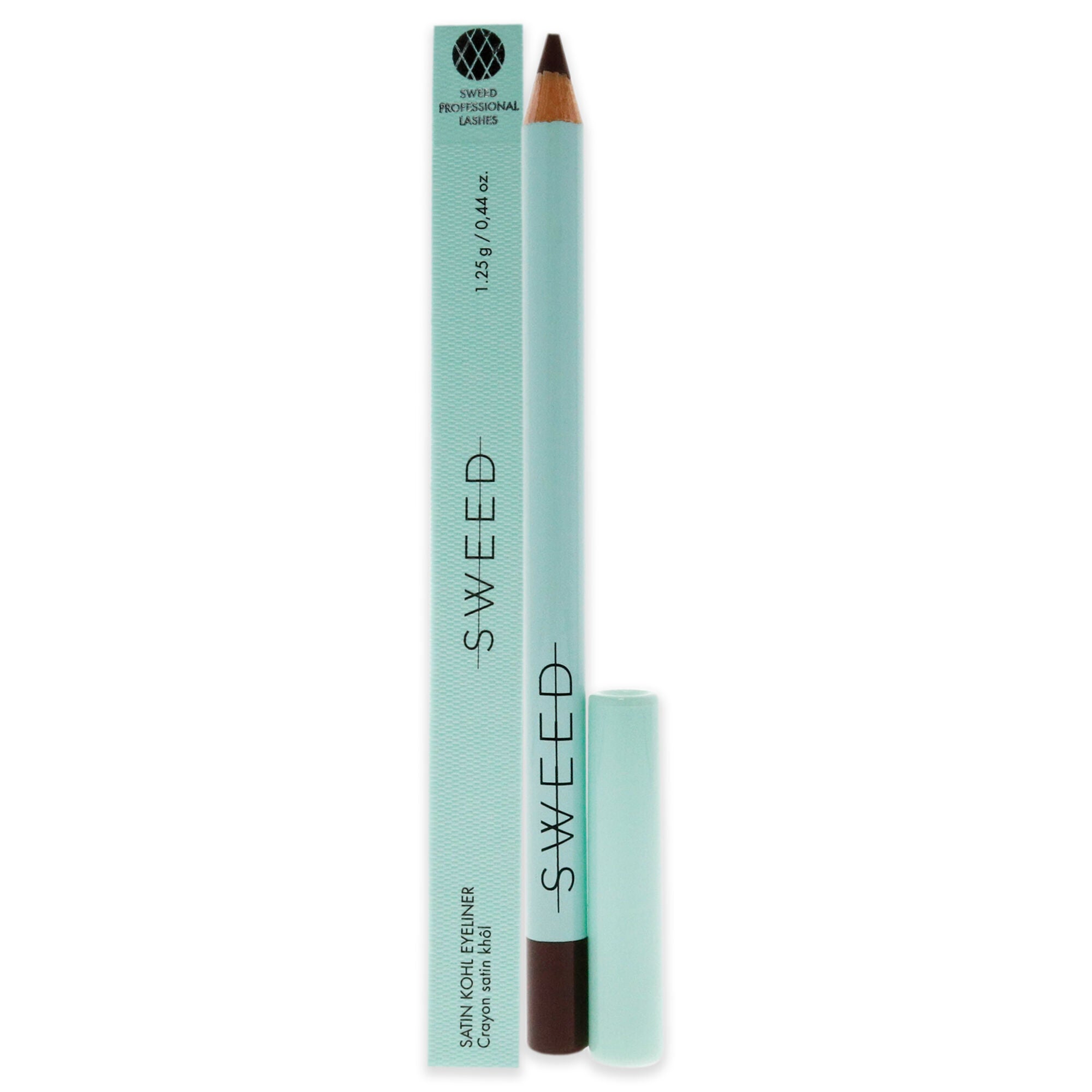 Satin Kohl Eyeliner - Dusty Brown by Sweed Lashes for Women - 0.44 oz Eyeliner, See Description, hi-res image number 0