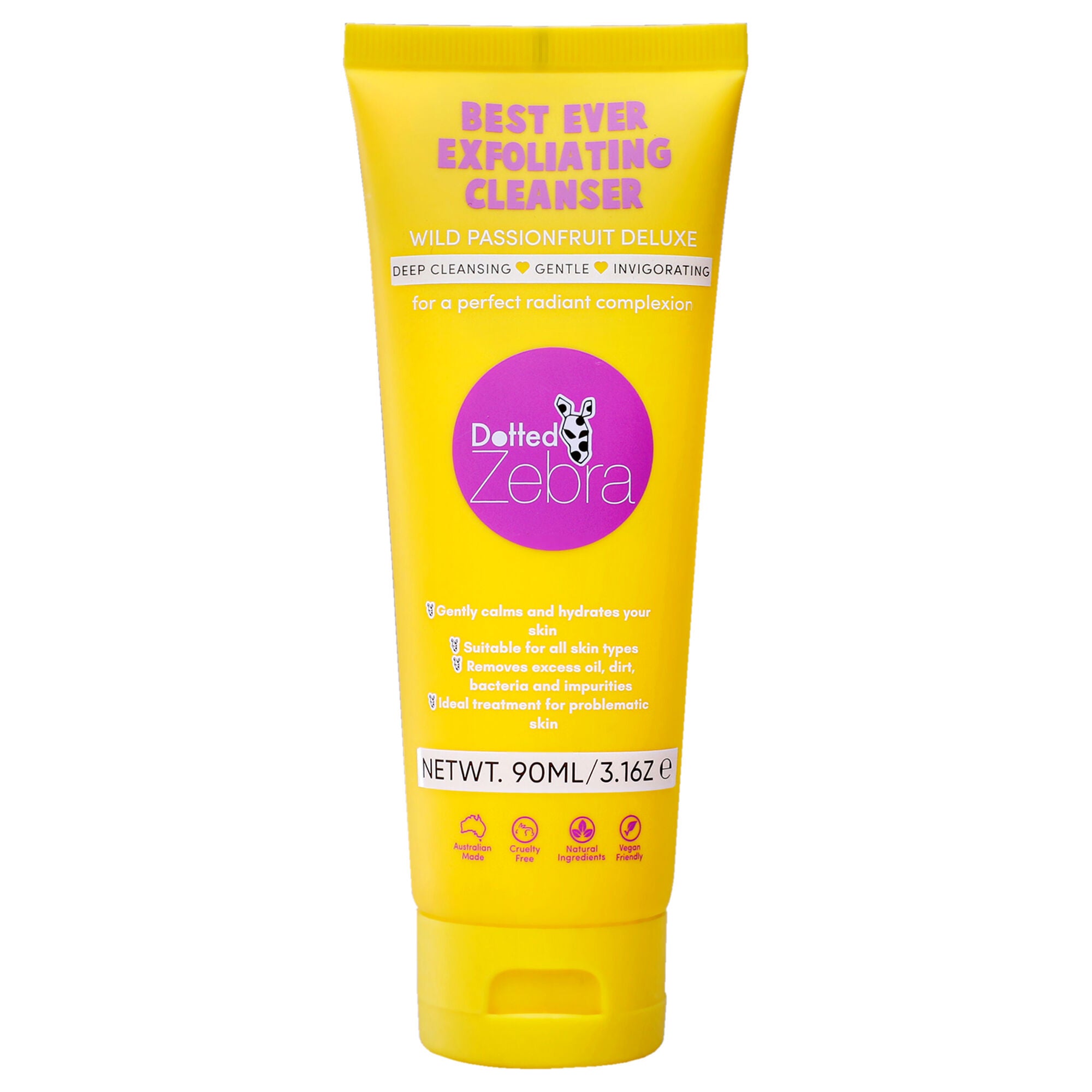 Best Ever Exfoliating Cleanser by Dotted Zebra for Women - 3.16 oz Cleanser, See Description, hi-res image number 0
