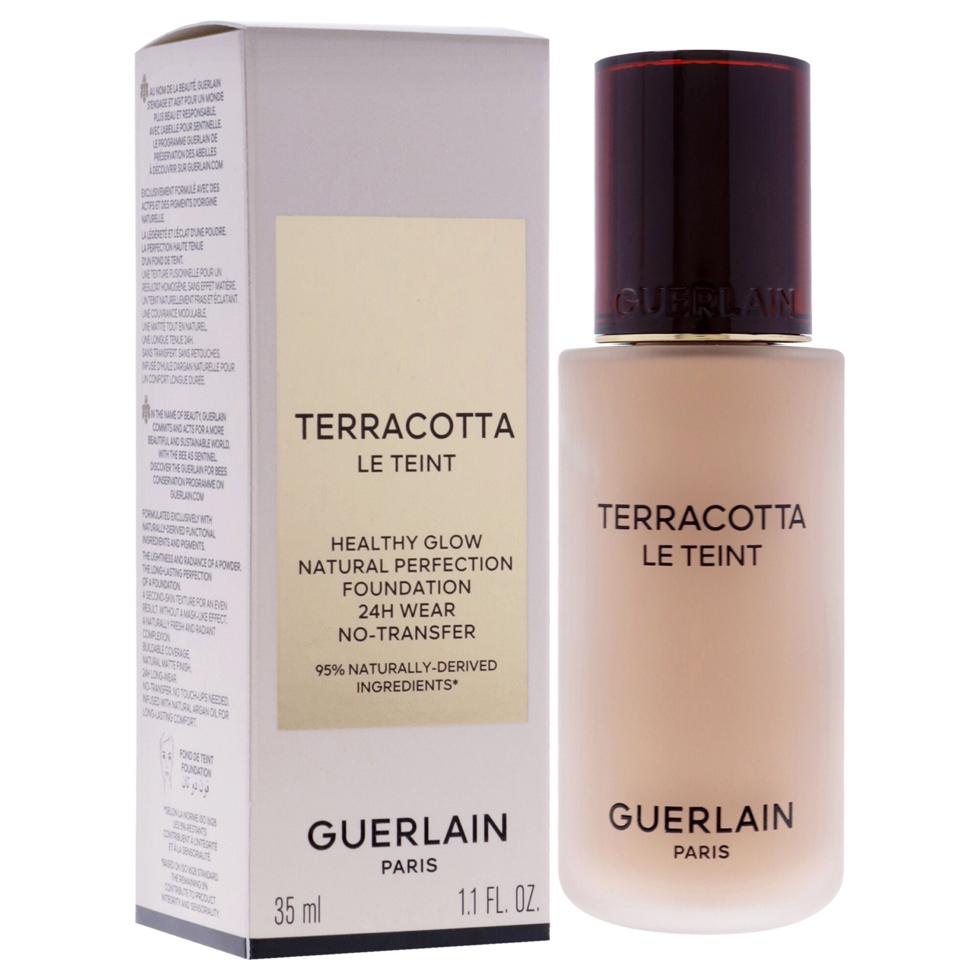 Terracotta Le Teint Foundation - 3N Neutral by Guerlain for Women - 1.1 oz Foundation, See Description, alternate image number 1