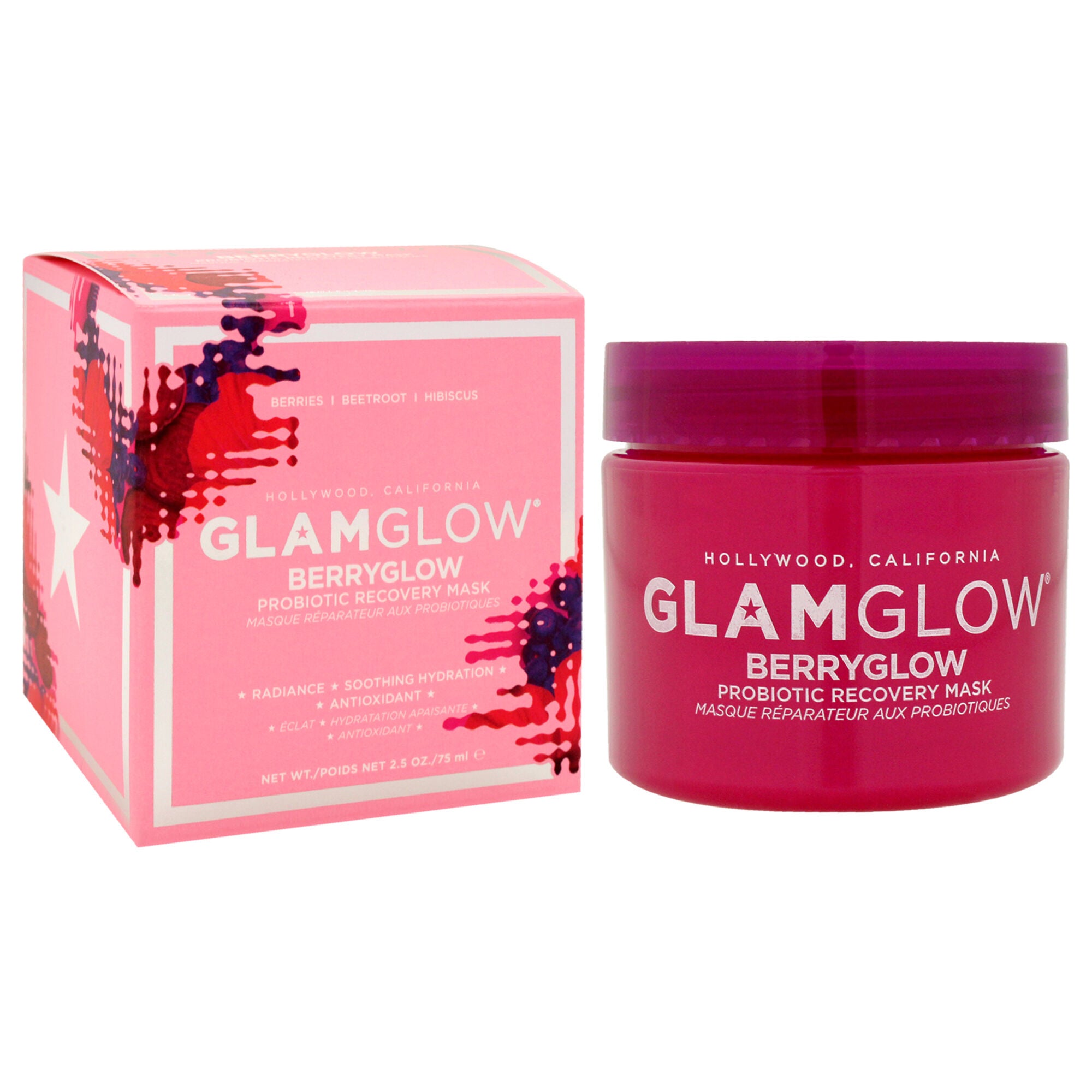 Berryglow Probiotic Recovery Mask by Glamglow for Unisex - 2.5 oz Mask, See Description, alternate image number 1
