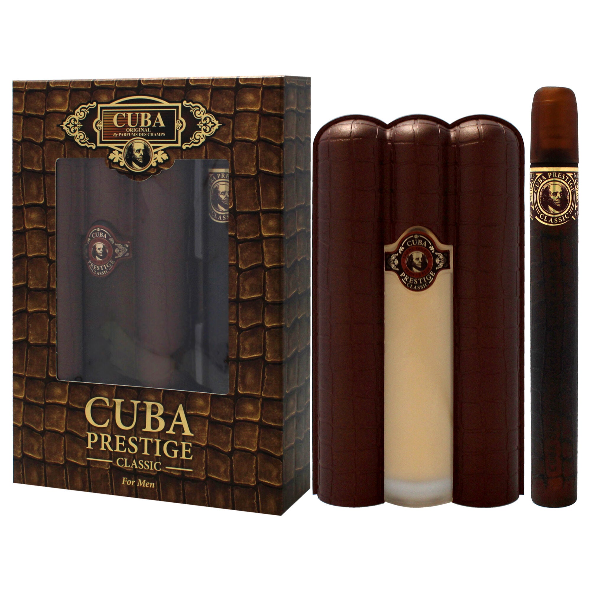 Cuba Prestige Classic by Cuba for Men - 2 Pc Gift Set 3oz EDT Spray, 1.17oz EDT Spray, See Description, alternate image number 3