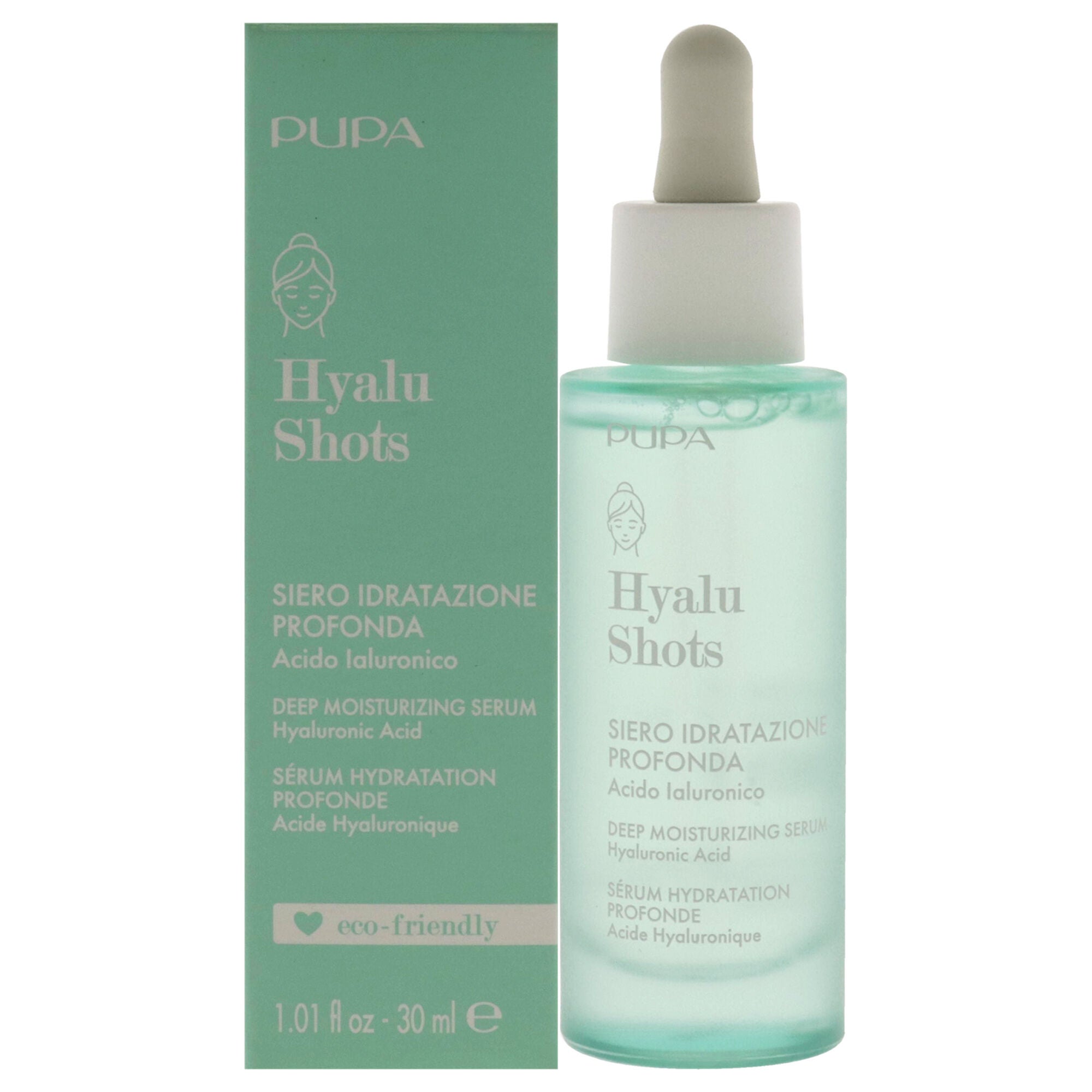 Hyalu Shots Deep Moisturizing Serum by Pupa Milano for Women - 1.01 oz Serum, See Description, hi-res image number 0