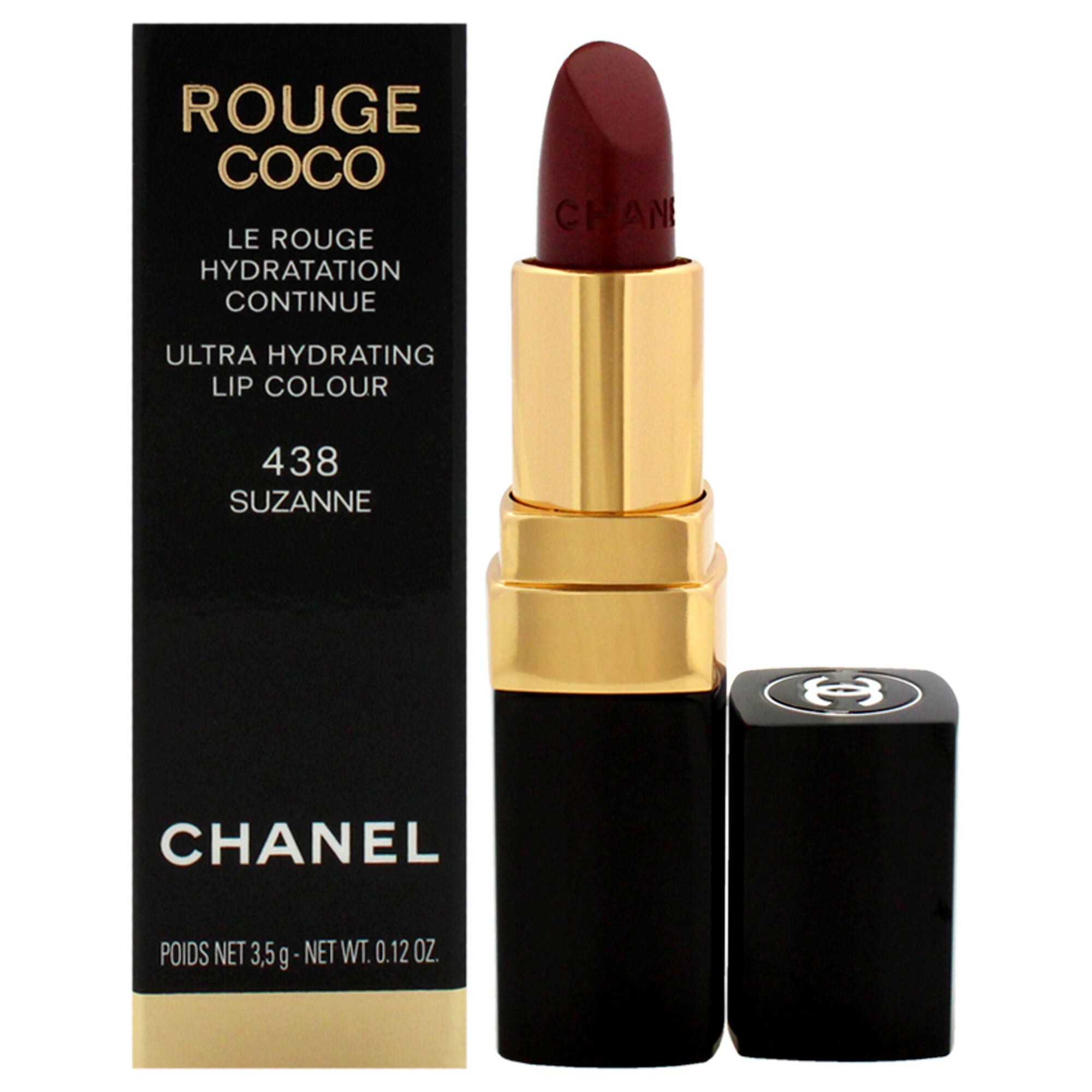 Rouge Coco Ultra Hydrating Lip Colour - 438 Suzanne by Chanel for Women - 0.12 oz Lipstick, See Description, hi-res image number 0