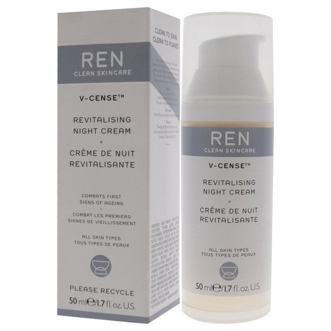 V-Cense Revitalising Night Cream by REN for Unisex - 1.7 oz Cream, , alternate image number 7