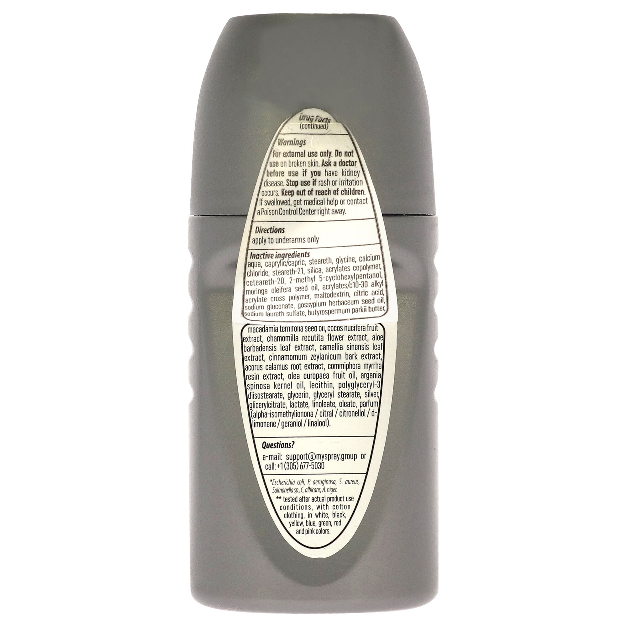 72 Hours Elements Antibac Antiperspirant Deodorant - Shiny Silver by Above for Men - 1.7 oz Deodorant Roll-On, See Description, alternate image number 2