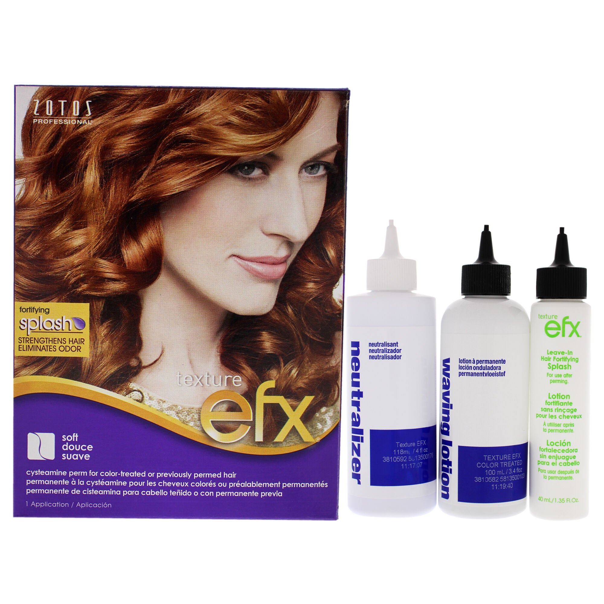 Texture EFX Color Treated Perm by Zotos for Unisex - 1 Application Treatment, See Description, hi-res image number 0