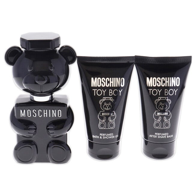 Moschino Toy Boy by Moschino for Men - 3 Pc Gift Set 1.7oz EDP Spray, 1.7oz Bath and Shower Gel, 1.7oz After Shave Balm, See Description, alternate image number 3