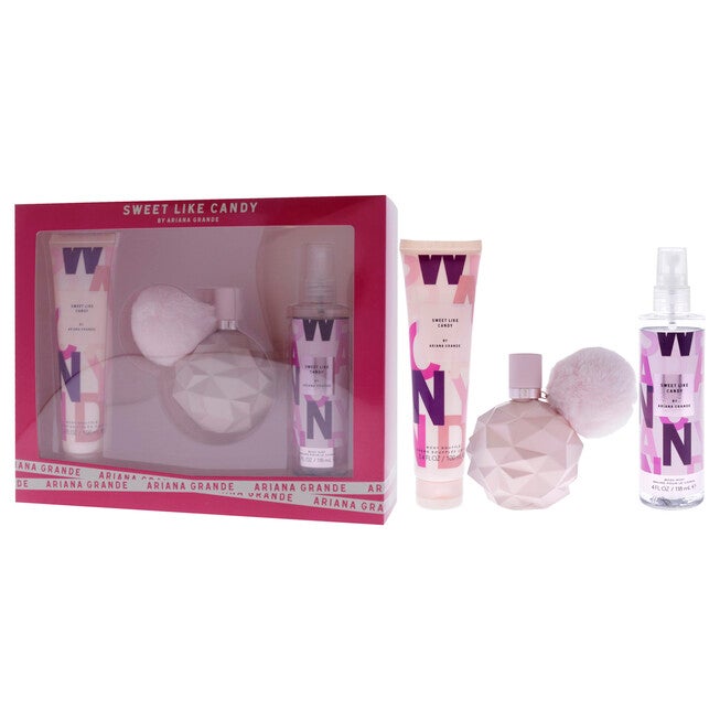 Sweet Like Candy by Ariana Grande for Women - 3 Pc Gift Set 3.4oz EDP Spray, 3.4oz Body Souffle, 4oz Body Mist, , alternate image number 6