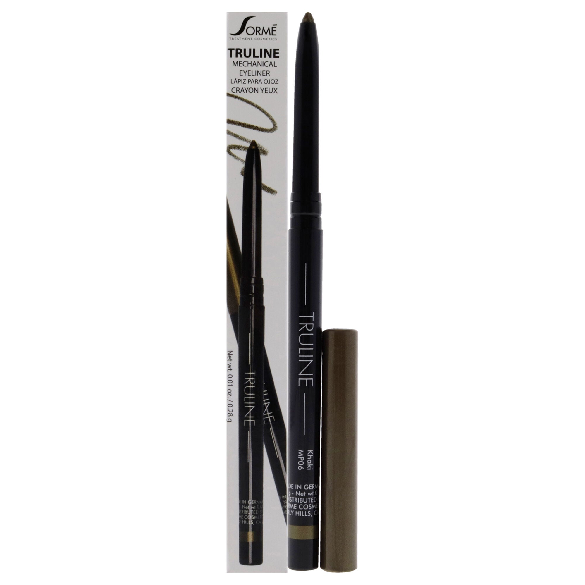 Truline Mechanical Eye Pencil - MP06 Khaki by Sorme Cosmetics for Women - 0.01 oz Eye Pencil, See Description, hi-res image number 0