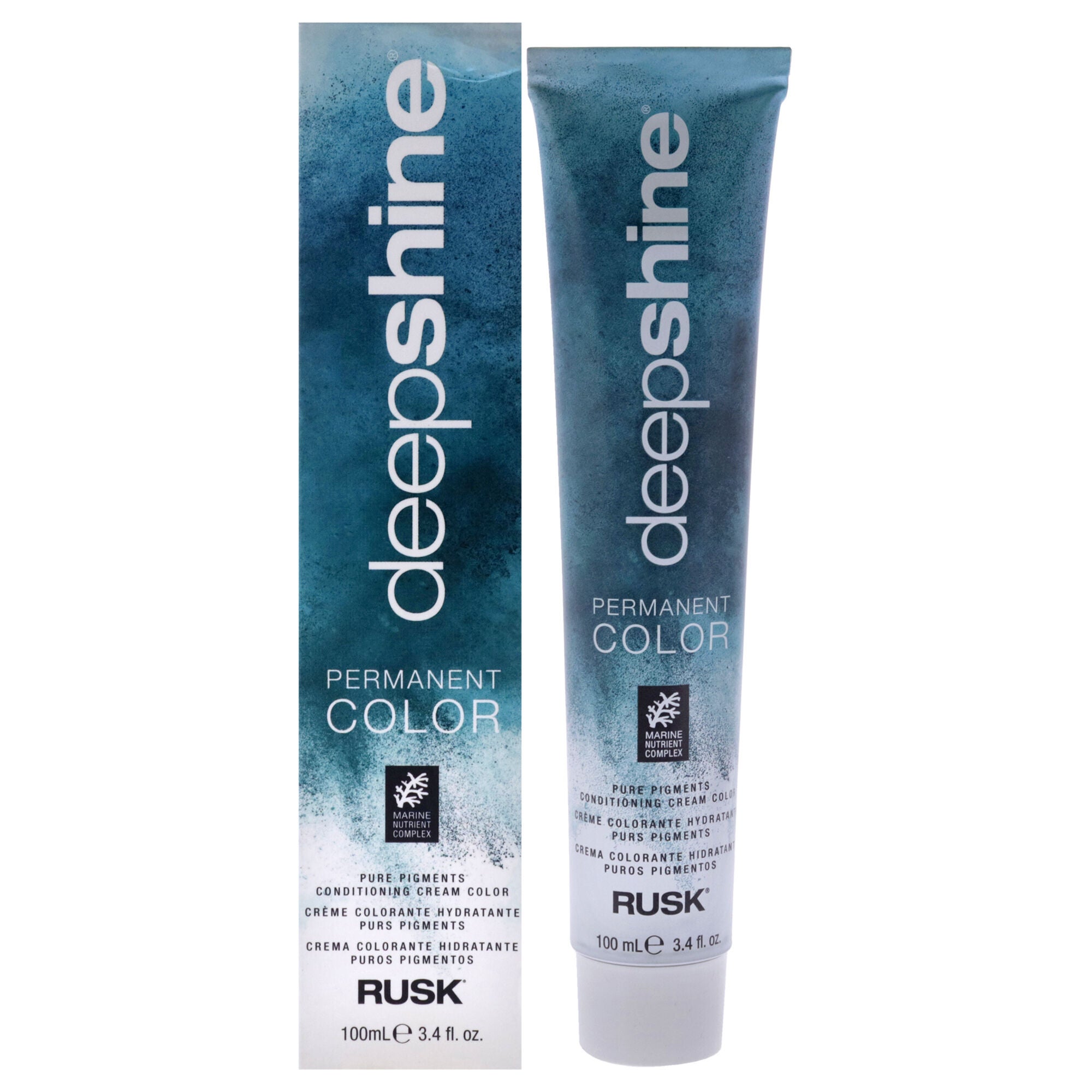 Deepshine Pure Pigments Conditioning Cream Color - 6.11AA Intense Dark Ash Blonde by Rusk for Unisex - 3.4 oz Hair Color, See Description, hi-res image number 0