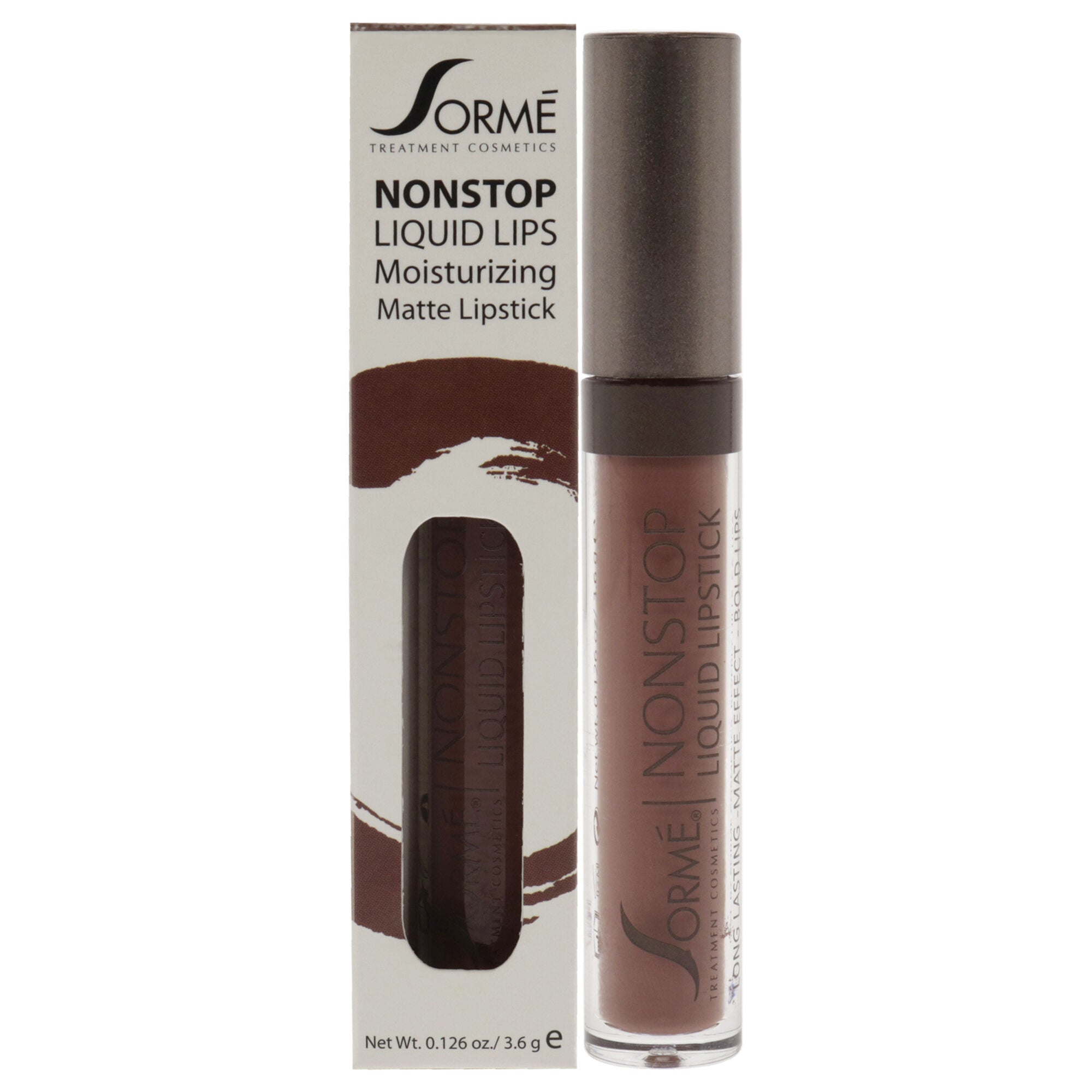 Nonstop Moisturizing Matte Liquid Lipstick - 275 Orchid by Sorme Cosmetics for Women - 0.126 oz Lipstick, See Description, hi-res image number 0