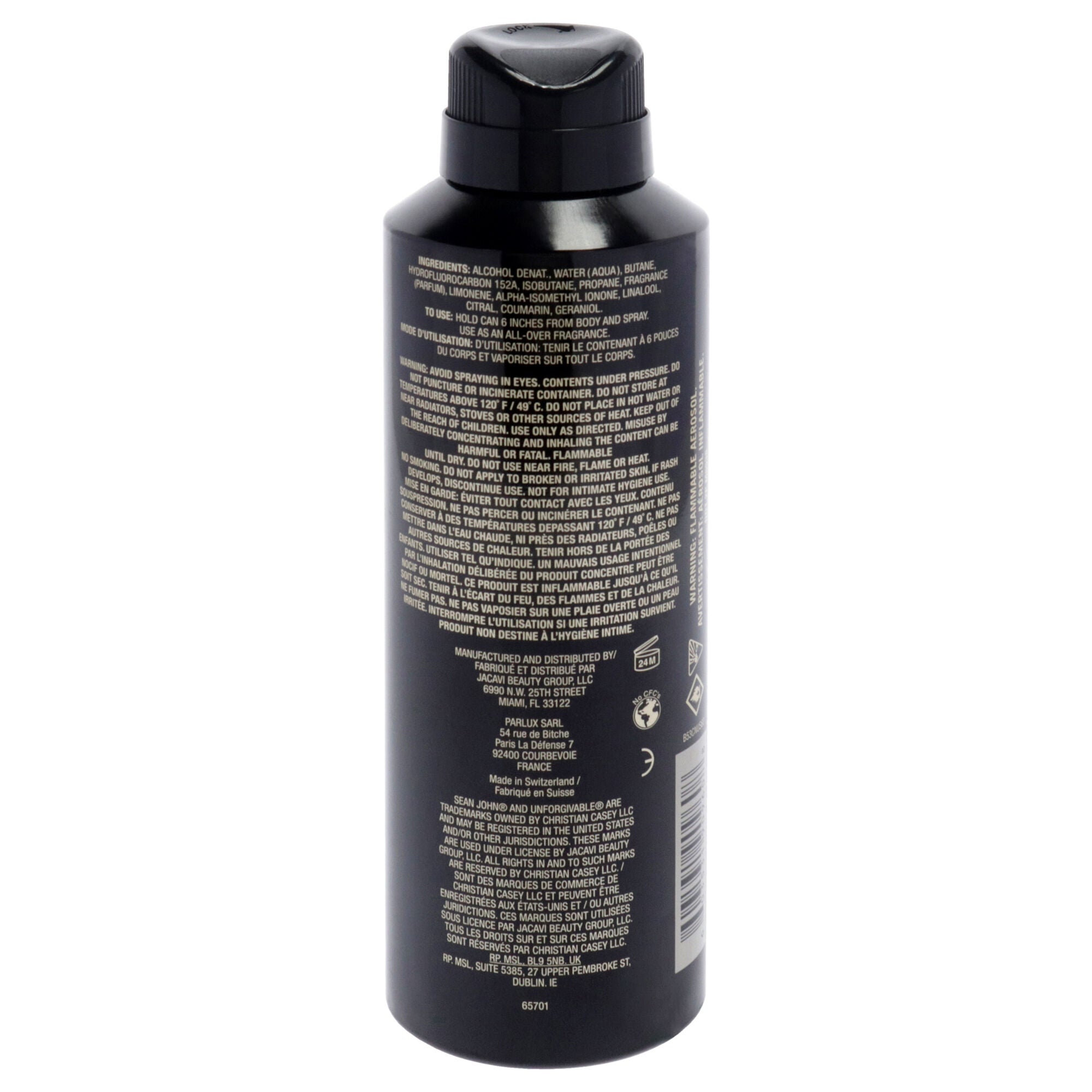 Unforgivable by Sean John for Men - 6 oz Body Spray, See Description, alternate image number 2