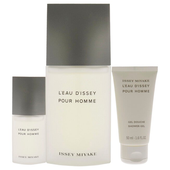 Leau Dissey Pour Homme by Issey Miyake for Men - 3 Pc Gift Set 4.2oz EDT Spray, 15ml EDT Spray, 1.6oz Shower Gel, , alternate image number null
