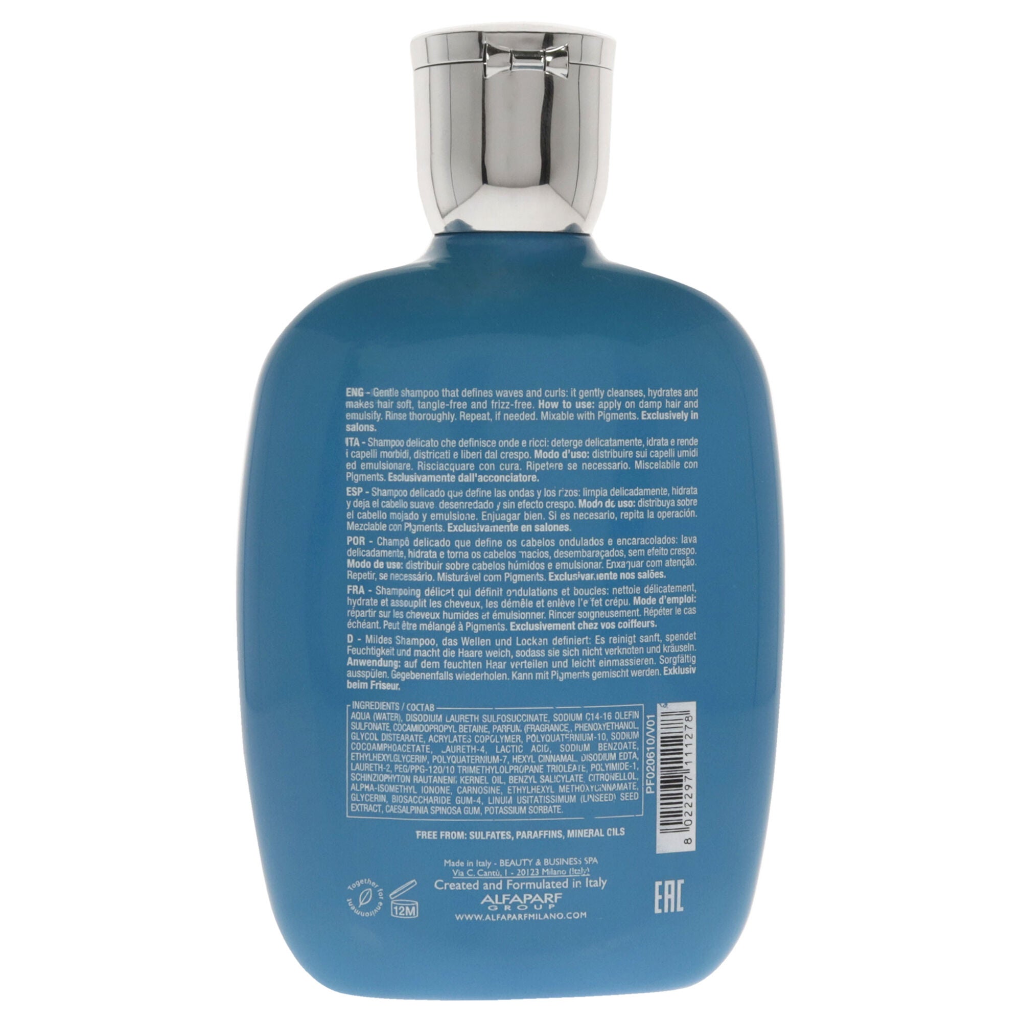 Semi Di Lino Curls Enhancing Low Shampoo by Alfaparf Milano for Unisex - 8.45 oz Shampoo, , alternate image number 3