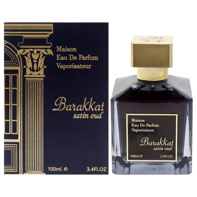 Maison Barakkat Satin Oud by Fragrance World for Unisex - 3.4 oz EDP Spray, NA, hi-res image number null