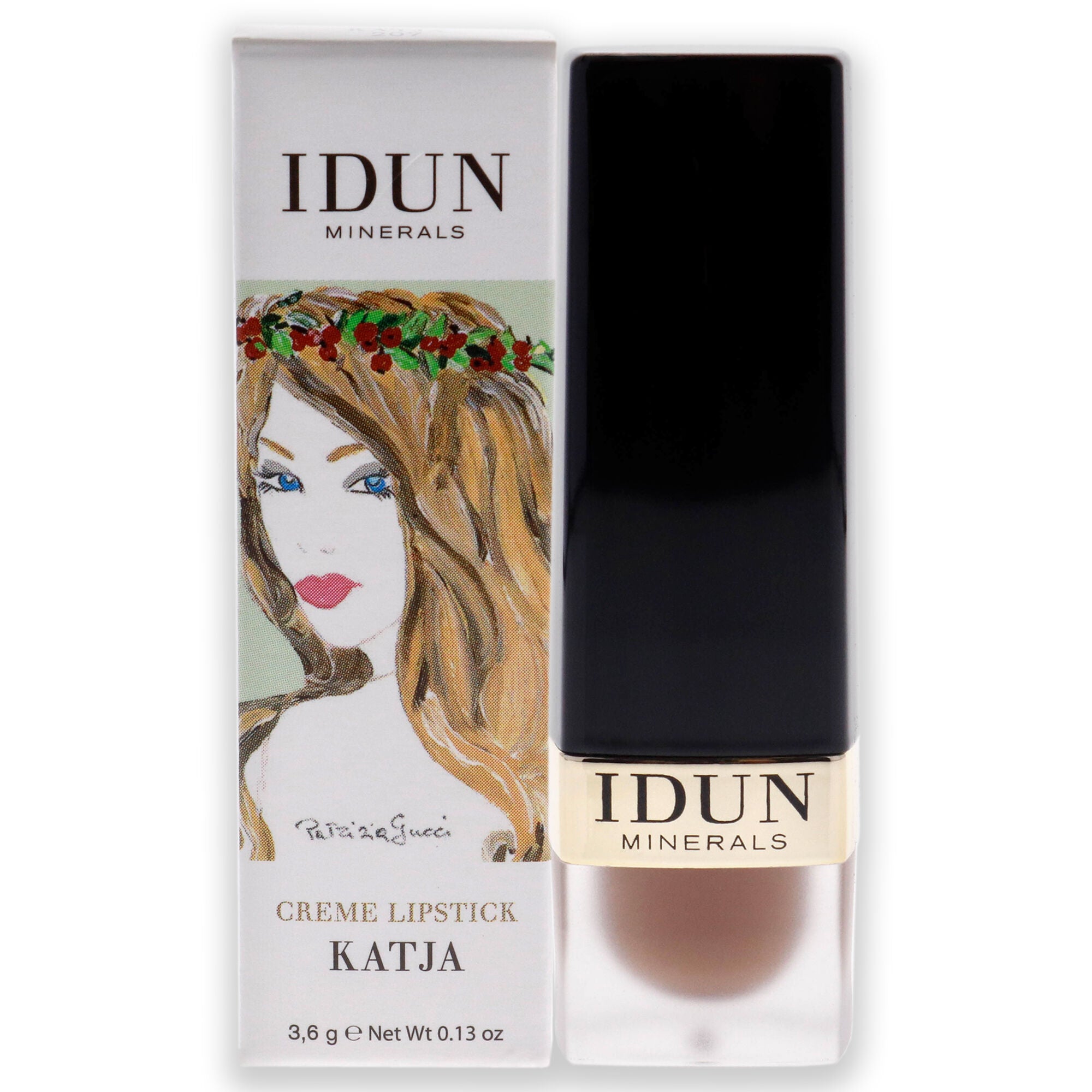 Creme Lipstick - 207 Katja by Idun Minerals for Women - 0.13 oz Lipstick, See Description, hi-res image number 0