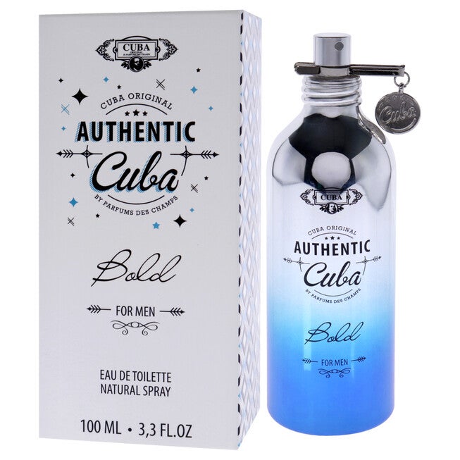 Cuba Authentic Bold by Cuba for Men - 3.3 oz EDT Spray, NA, alternate image number null