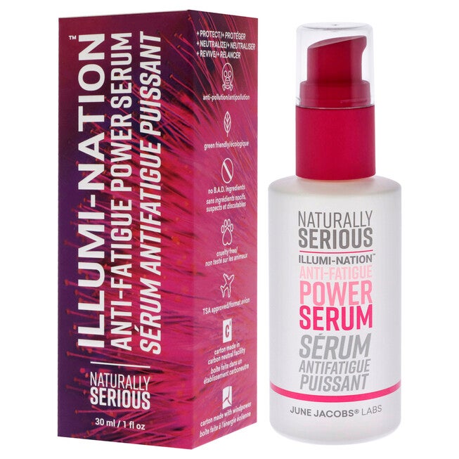 Illumi-nation Anti-Fatigue Power Serum by Naturally Serious for Unisex - 1 oz Serum, See Description, alternate image number 3