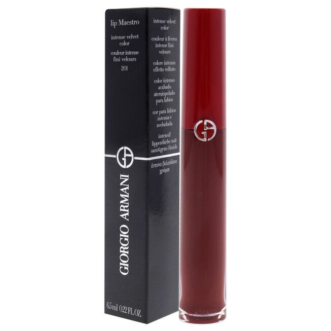 Lip Maestro Intense Velvet Color - 201 Dark Velvet by Giorgio Armani for Women - 0.22 oz Lipstick, , alternate image number null