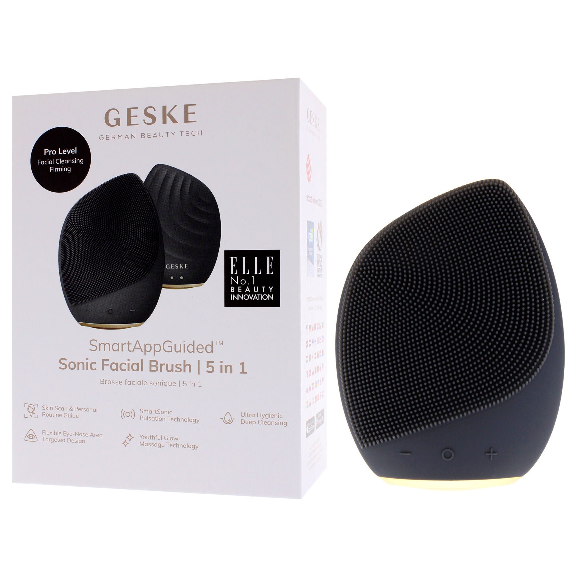 Sonic Facial Brush 5 in 1 - Gray by Geske for Women - 1 Pc Brush, See Description, alternate image number 2