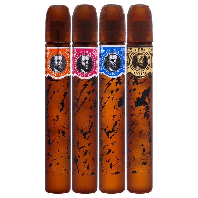 Cuba by Cuba for Men - 4 Pc Mini Gift Set cuba gold, cuba red, cuba blue, cuba orange (5ml each), See Description, alternate image number 4