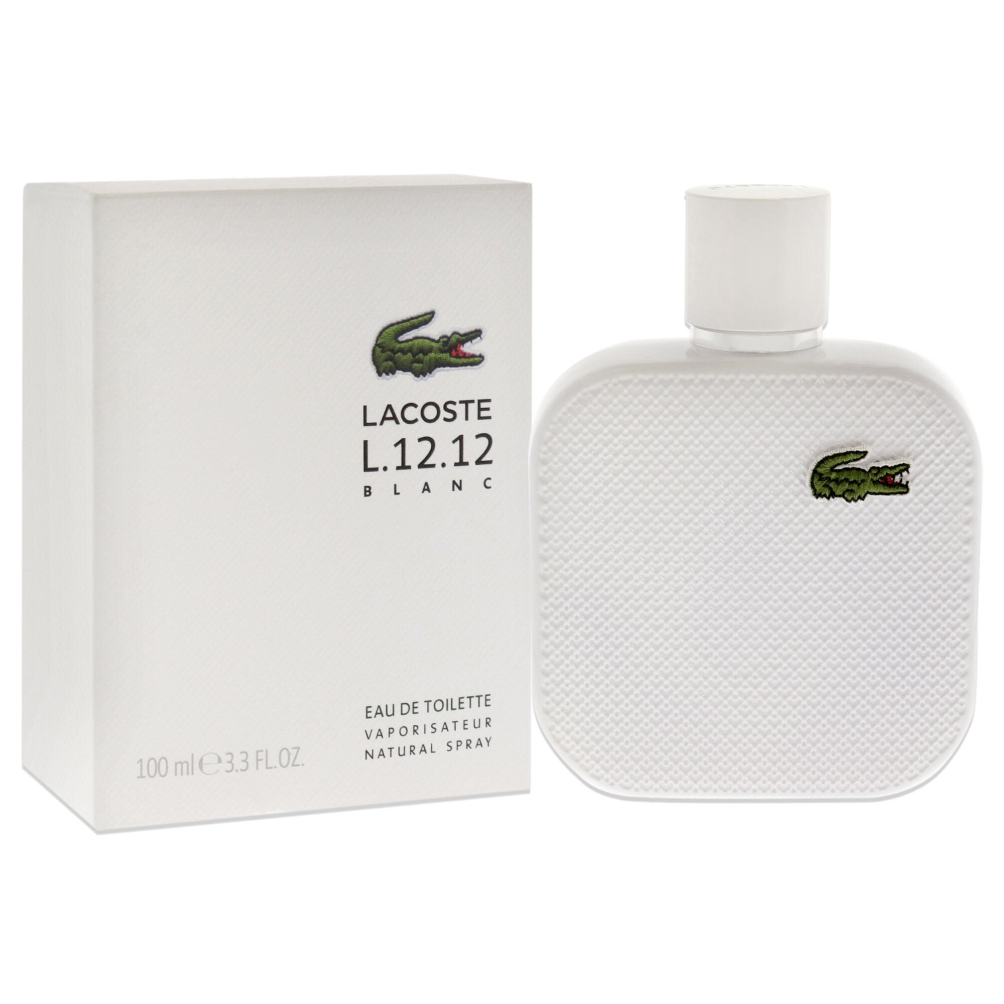 Lacoste Eau De Lacoste L.12.12 Blanc by Lacoste for Men - 3.3 oz EDT Spray, See Description, alternate image number 1