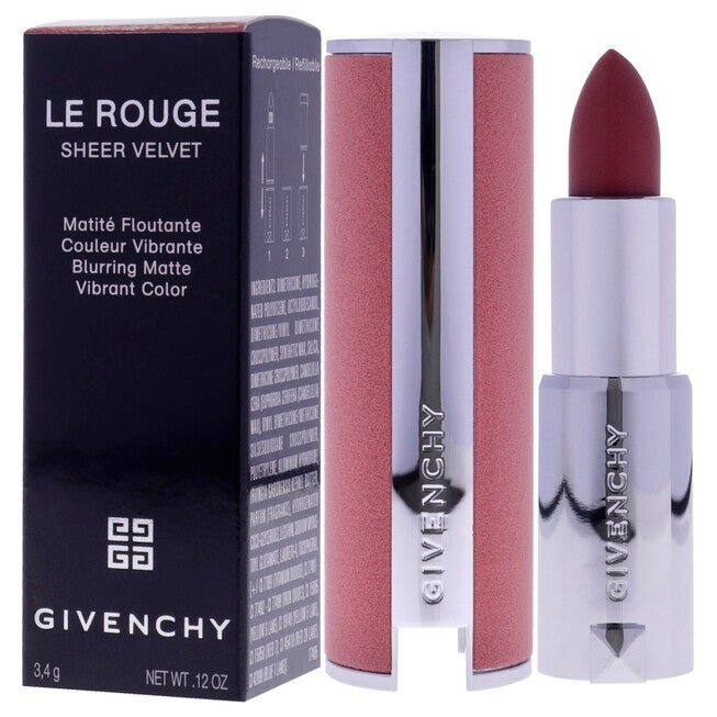 Le Rouge Sheer Velvet Matte Lipstick - 27 by Givenchy for Women - 0.12 oz Lipstick, , alternate image number null