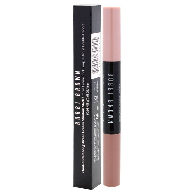Dual-Ended Long-Wear Cream Shadow Stick - Pink Mercury Nude Beach by Bobbi Brown for Women - 0.05 oz Eye Shadow, NA, alternate image number null