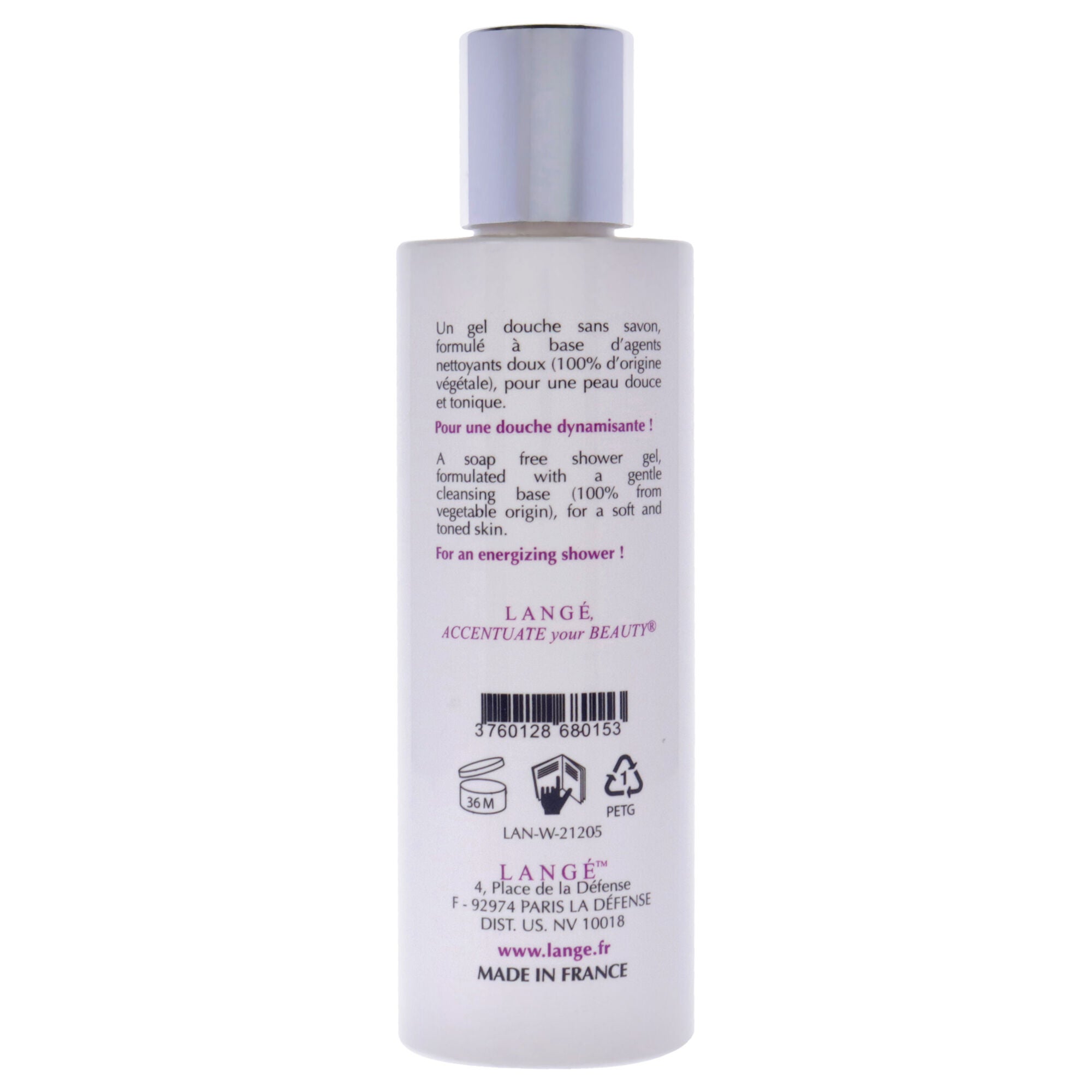 Silky Shower Gel Body Toning by Lange for Unisex - 6.08 oz Shower Gel, See Description, alternate image number 1