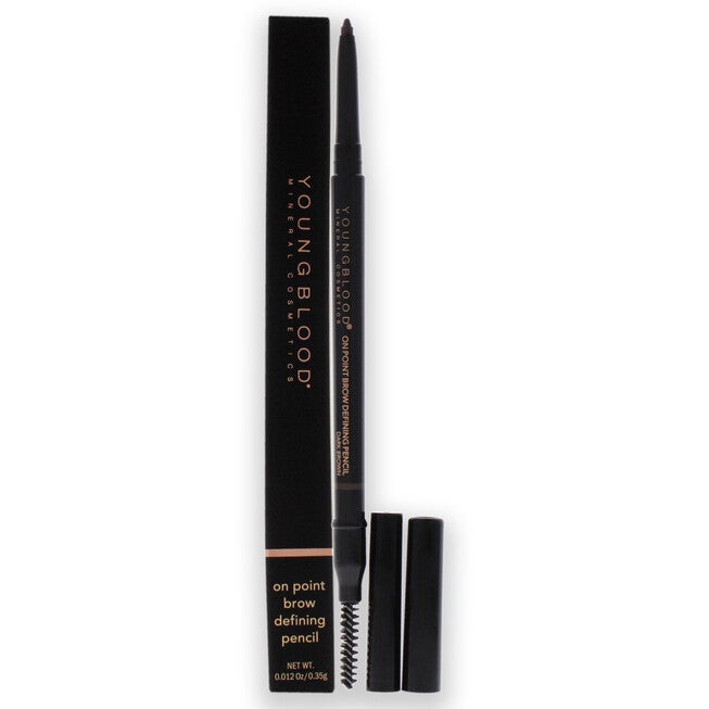 On Point Brow Defining Pencil - Dark Brown by Youngblood for Women - 0.012 oz Eyebrow Pencil, See Description, hi-res image number 0