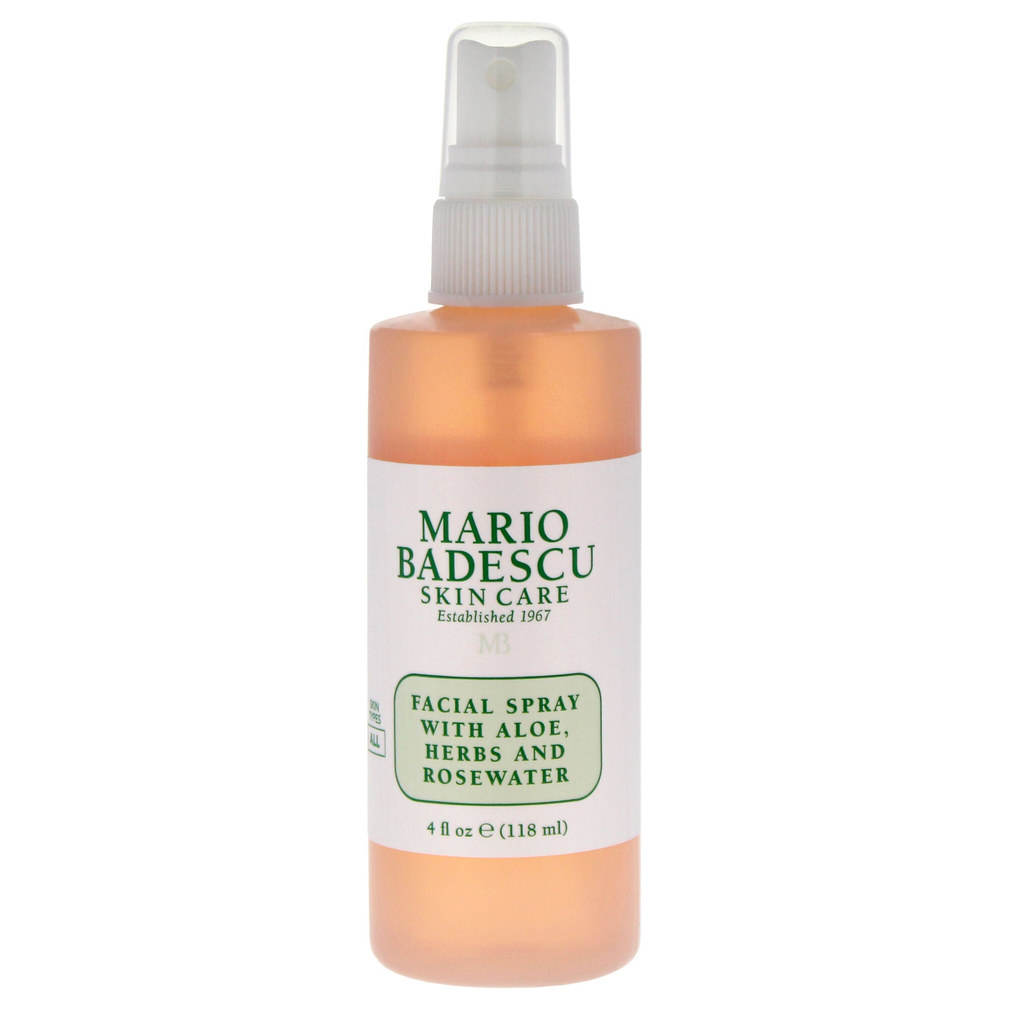 Facial Spray with Aloe Herbs And Rosewater by Mario Badescu for Unisex - 4 oz Spray, See Description, hi-res image number 0