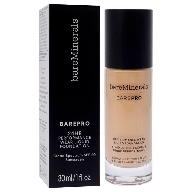 Barepro Performance Wear Liquid Foundation SPF 20 - 18 Pecan by bareMinerals for Women - 1 oz Foundation, NA, alternate image number null