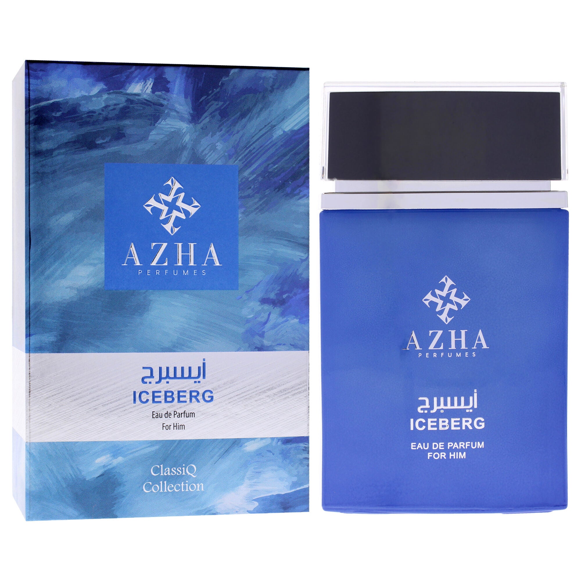 Classiq Collection - Iceberg by Azha for Men - 3.3 oz EDP Spray, Clear, alternate image number 2