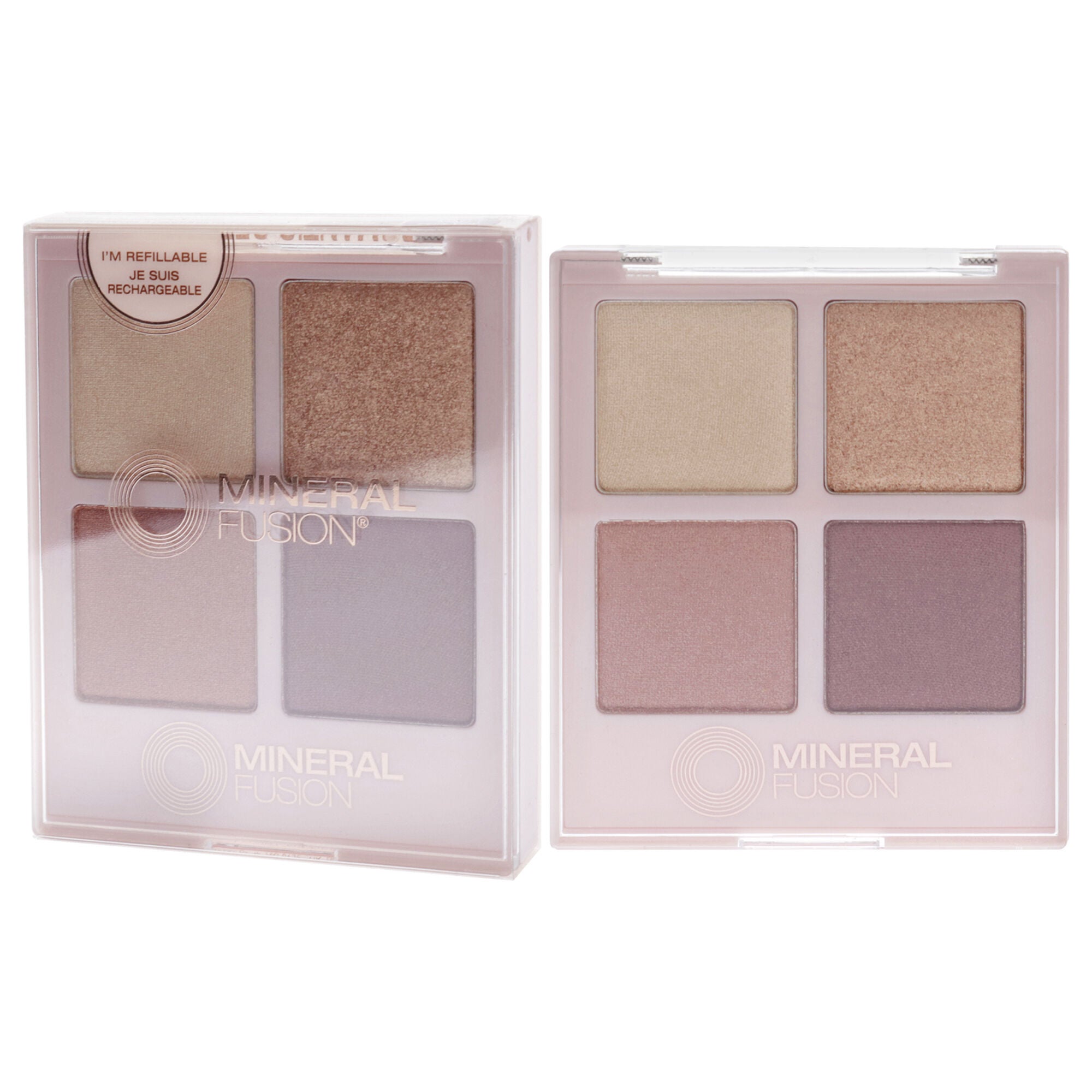 Eye Shadow Palette - Romantic Getaway by Mineral Fusion for Women - 0.25 oz Eye Shadow (Refillable), See Description, alternate image number 3