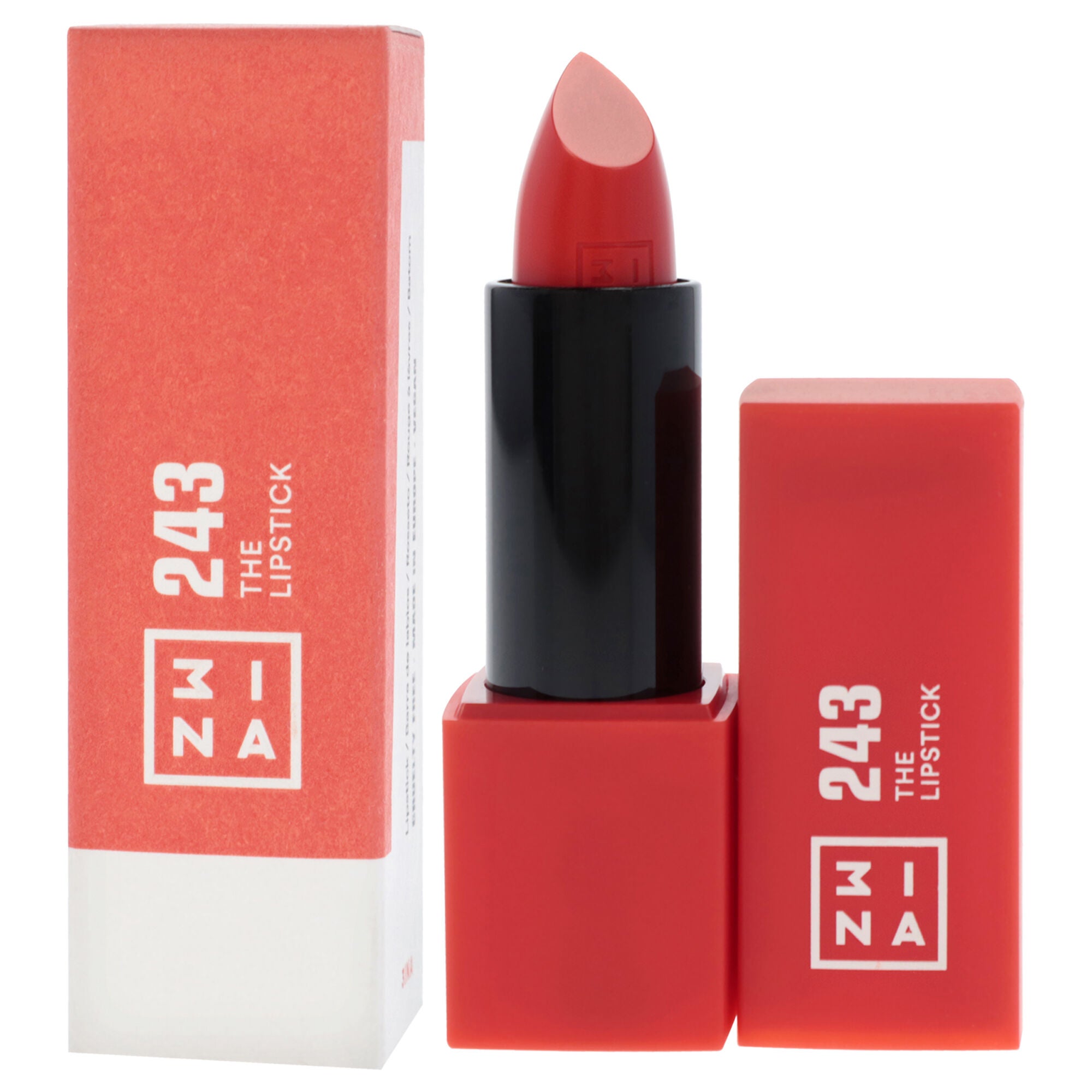 The Lipstick - 243 Shiny Coral Red by 3INA for Women - 0.11 oz Lipstick, See Description, alternate image number 2