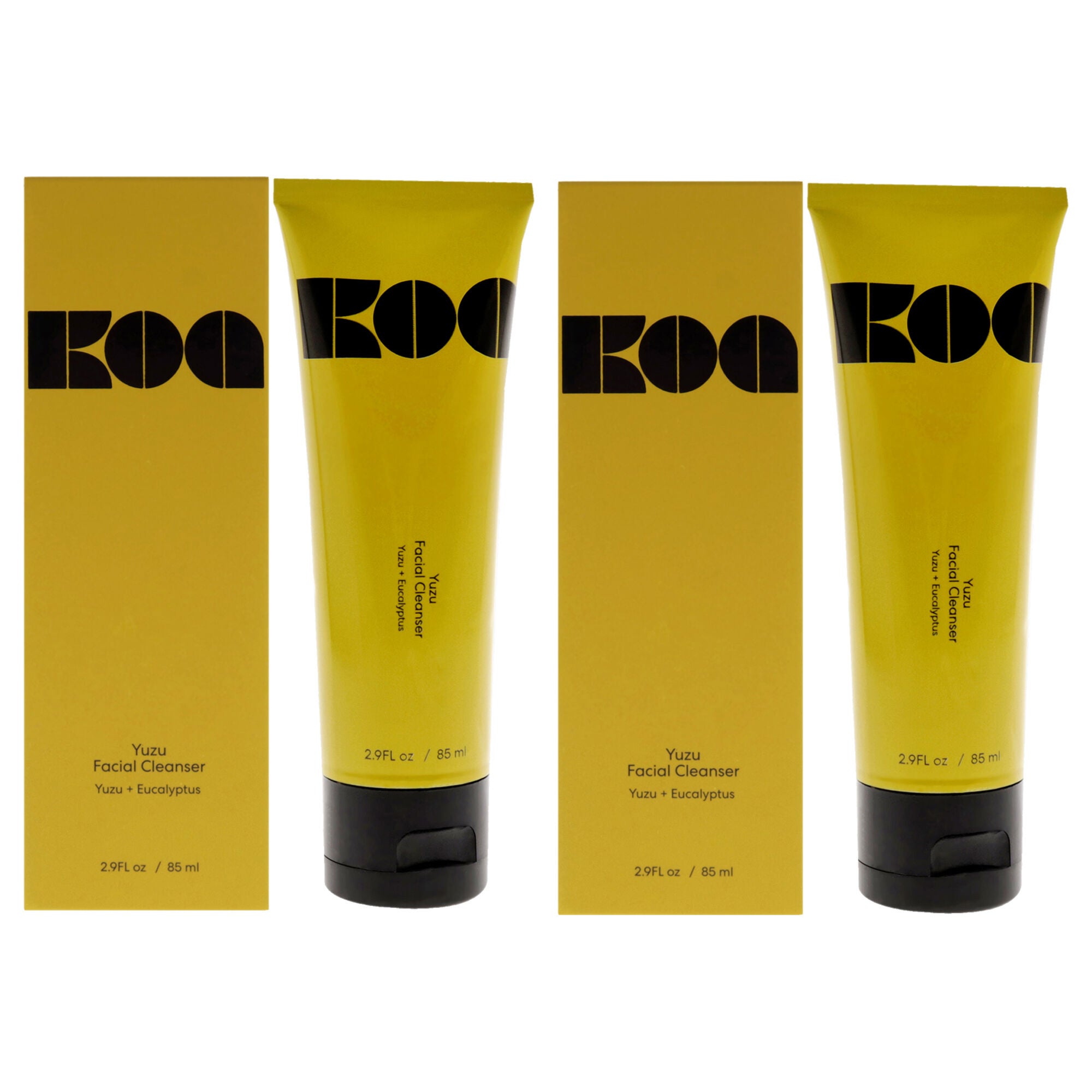 Yuzu Facial Cleanser by KOA for Unisex - 2.9 oz Cleanser - Pack of 2, See Description, hi-res image number 0