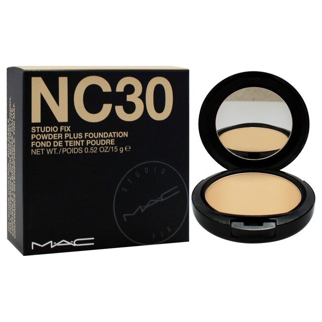 Studio Fix Powder Plus Foundation - NC30 by MAC for Women - 0.52 oz Foundation, , alternate image number null