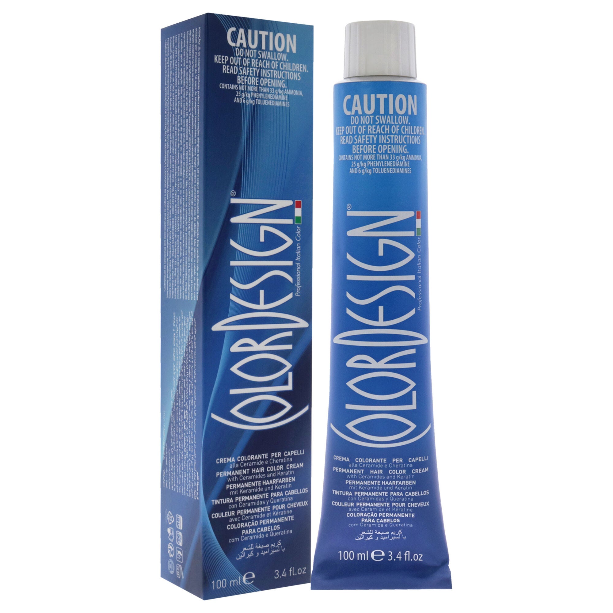 Permanent Hair Color - 5.01 Light Ash Natural Brown by ColorDesign for Unisex - 3.4 oz Hair Color, See Description, alternate image number 1