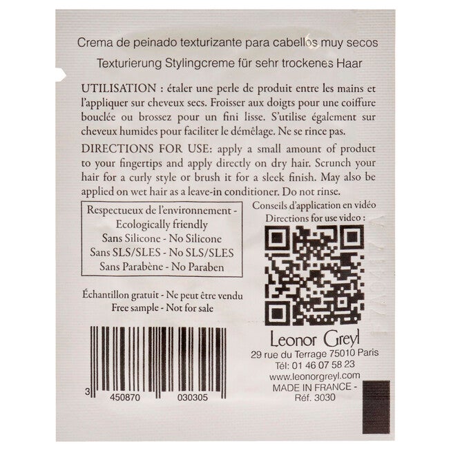 Eclat Naturel Texturizing Styling Cream by Leonor Greyl for Unisex - 0.0067 oz Cream, See Description, alternate image number null
