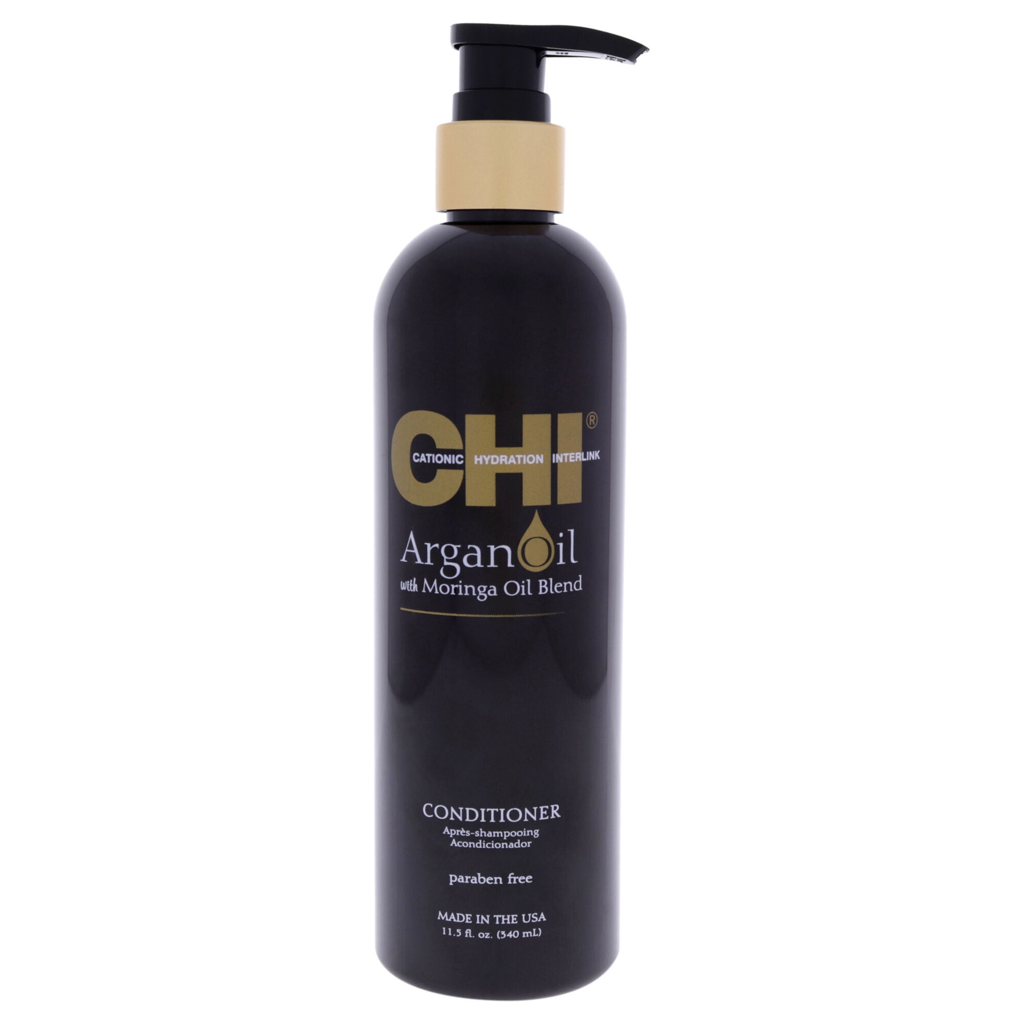 Argan Oil Plus Moringa Oil Blend Conditioner by CHI for Unisex - 11.5 oz Conditioner, NA, hi-res image number 0