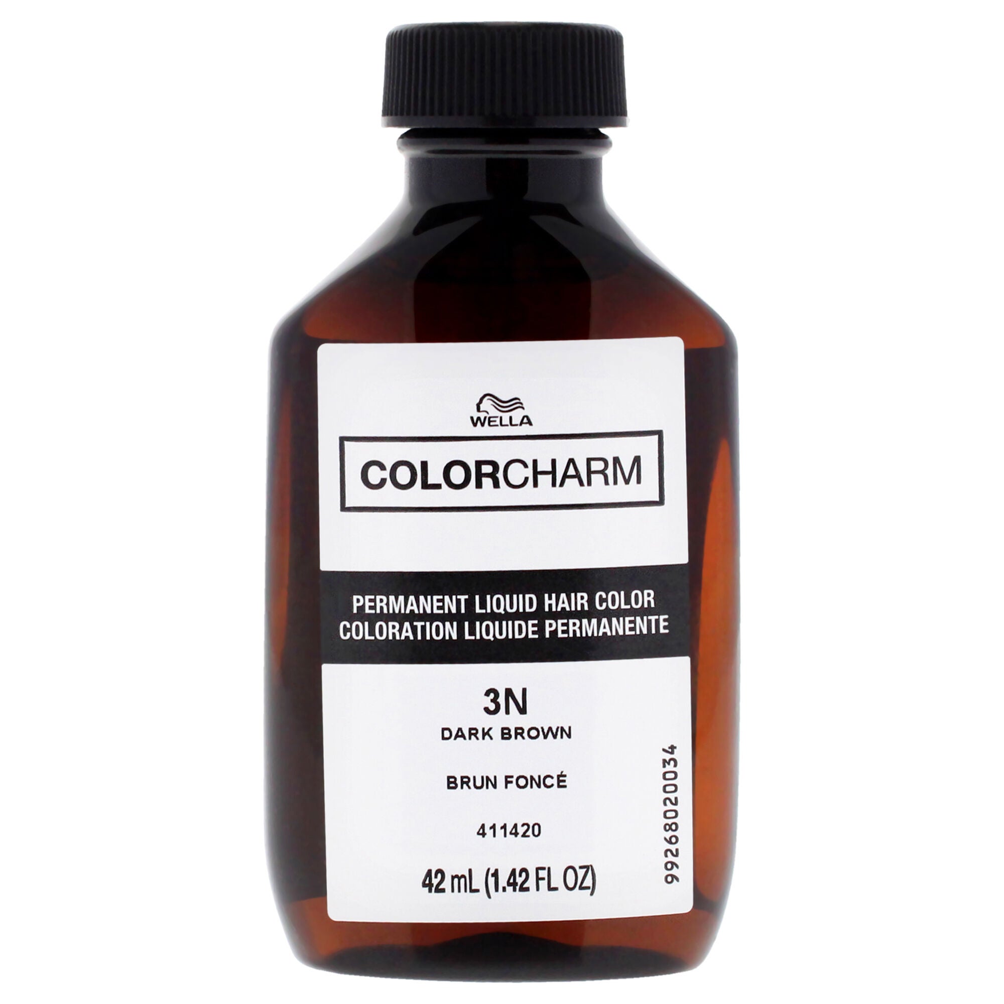 Color Charm Permanent Liquid Hair Color - 3N Dark Brown by Wella for Unisex - 1.42 oz Hair Color, See Description, alternate image number 4