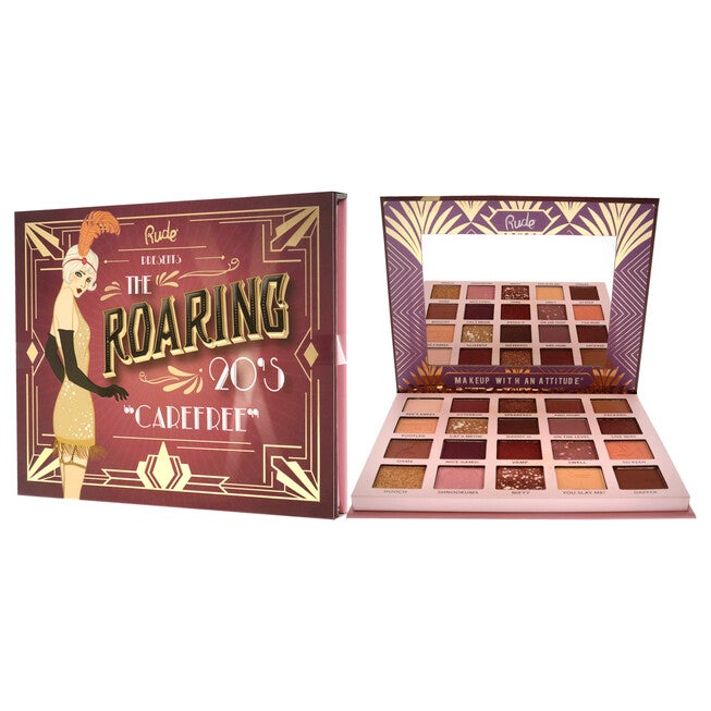 The Roaring 20s Eyeshadow Palette - Carefree by Rude Cosmetics for Women - 0.85 oz Eye Shadow, NA, alternate image number null