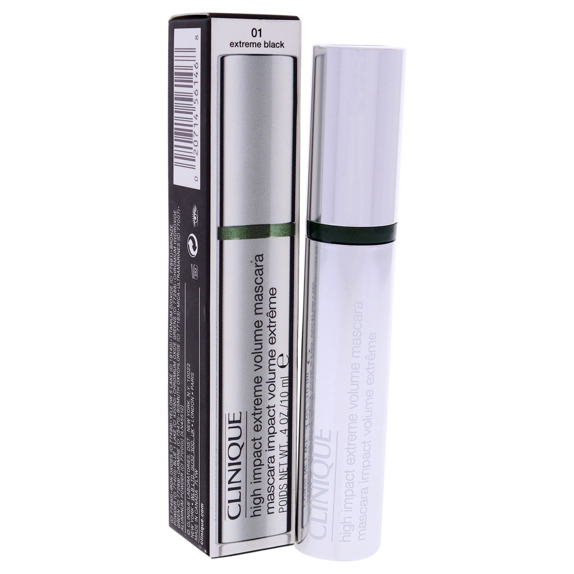High Impact Extreme Volume Mascara - 01 Extreme Black by Clinique for Women - 0.4 oz Mascara, See Description, alternate image number 2