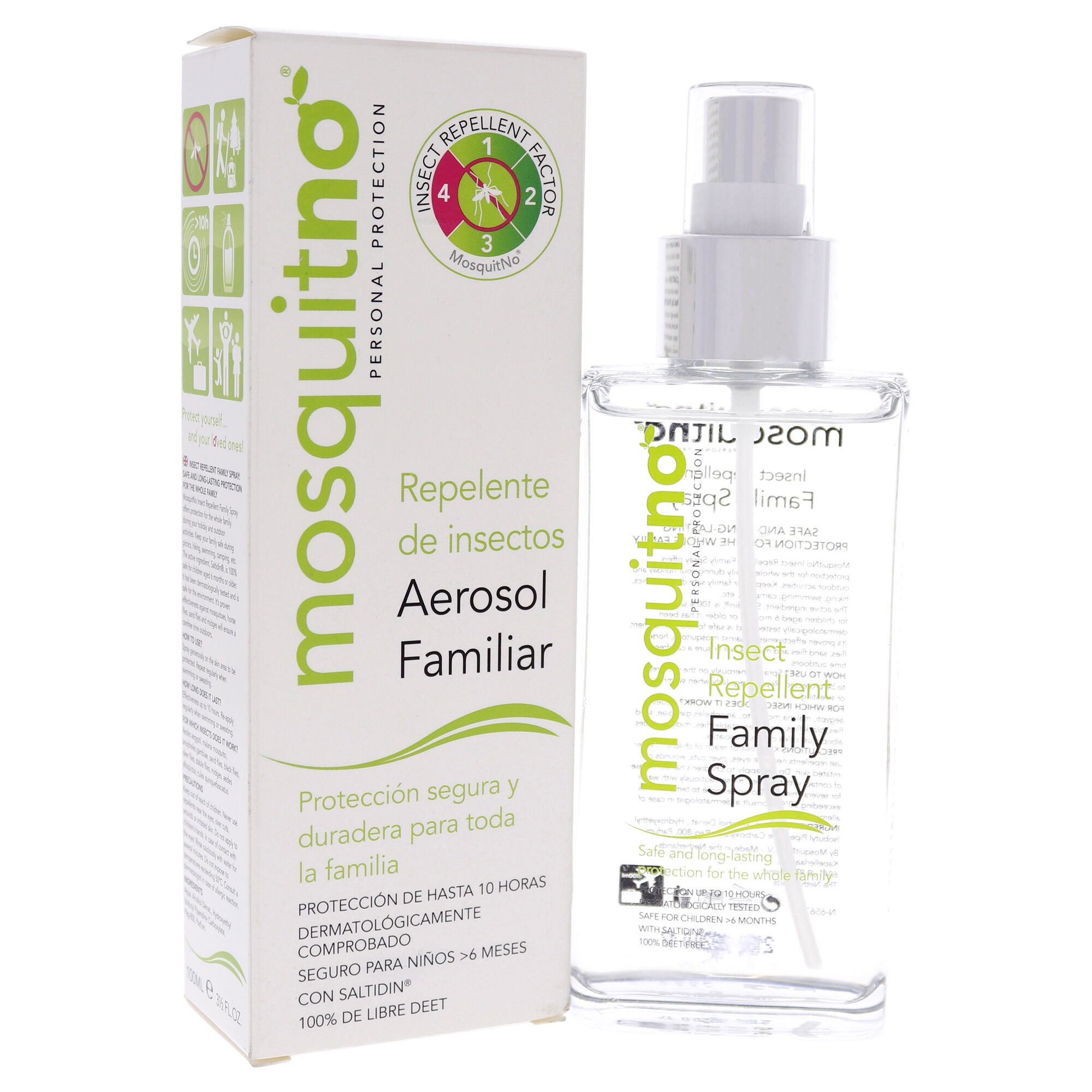 Insect Repellent Family Spray by Mosquitno for Unisex - 1 Pc Bug Repellent, , alternate image number 6