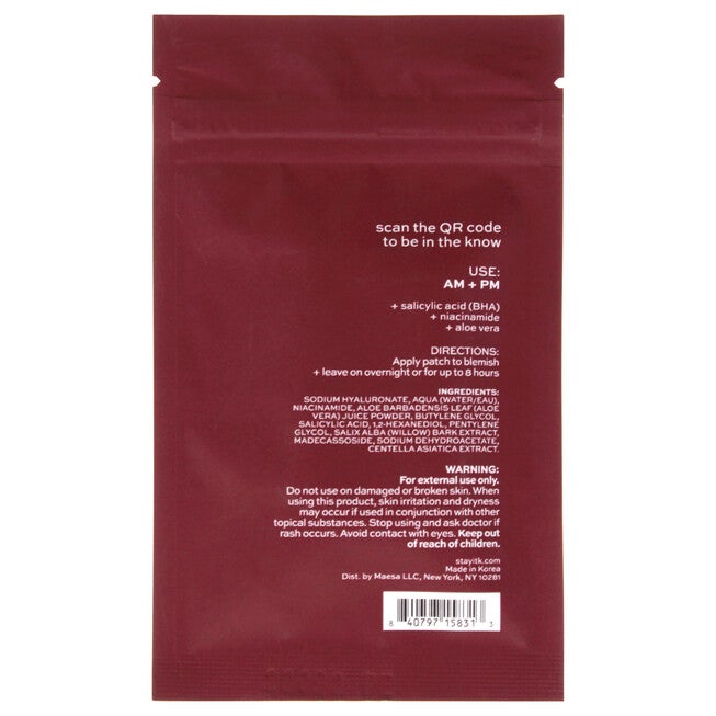 Microneedle Blemish Patches by ITK for Women - 6 Count Patches, NA, alternate image number null