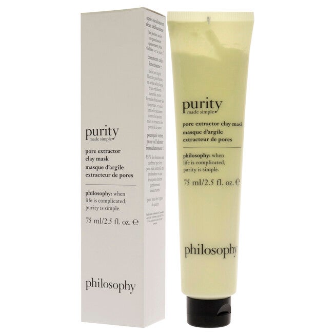 Purity Made Simple Pore Extractor Exfoliating Clay Mask by Philosophy for Unisex - 2.5 oz Mask, NA, alternate image number null